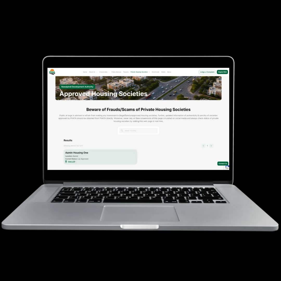 RDA approval and legal status certificate for Aamin Housing-1