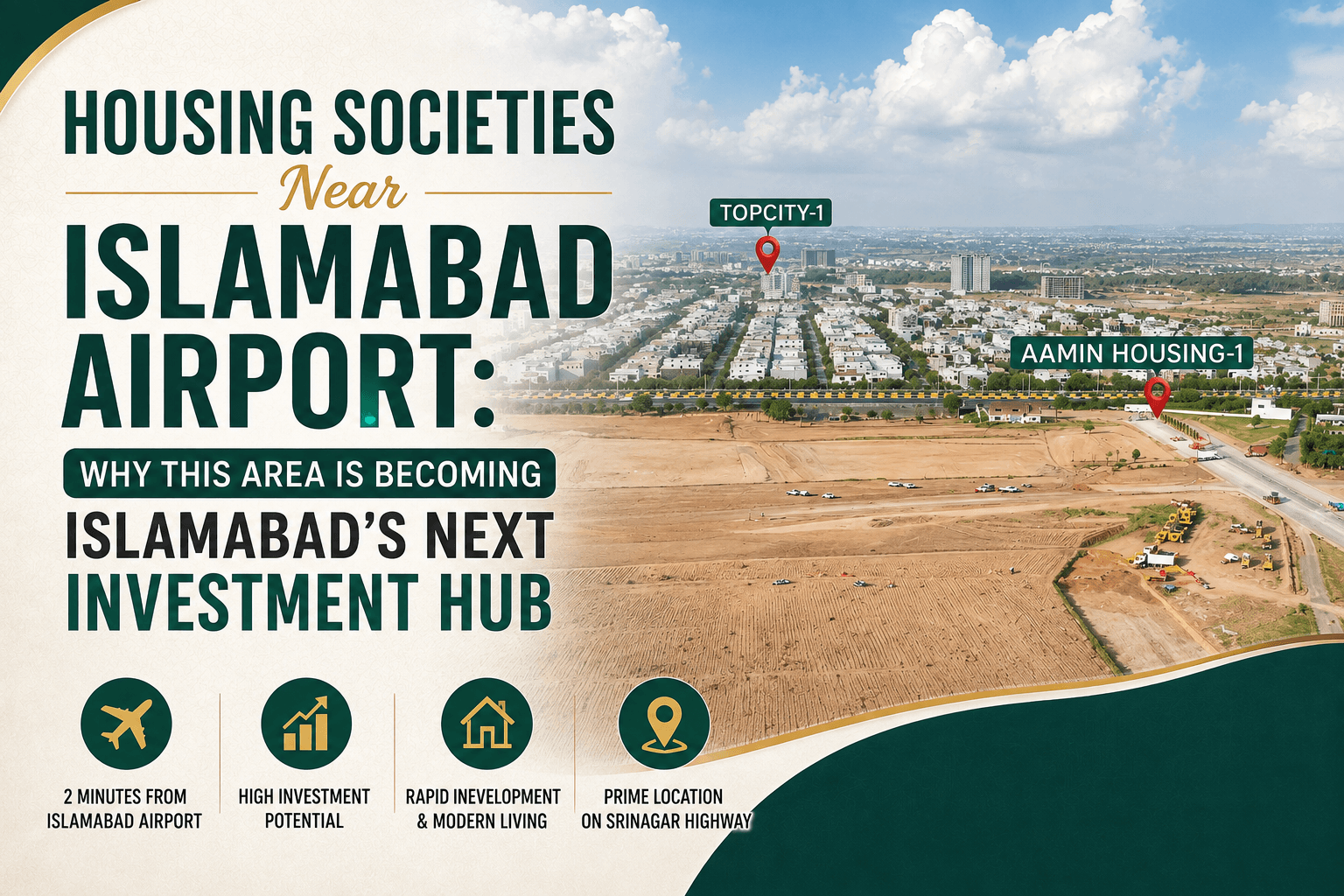 Housing Societies Near Islamabad Airport: 2026 Investment Guide