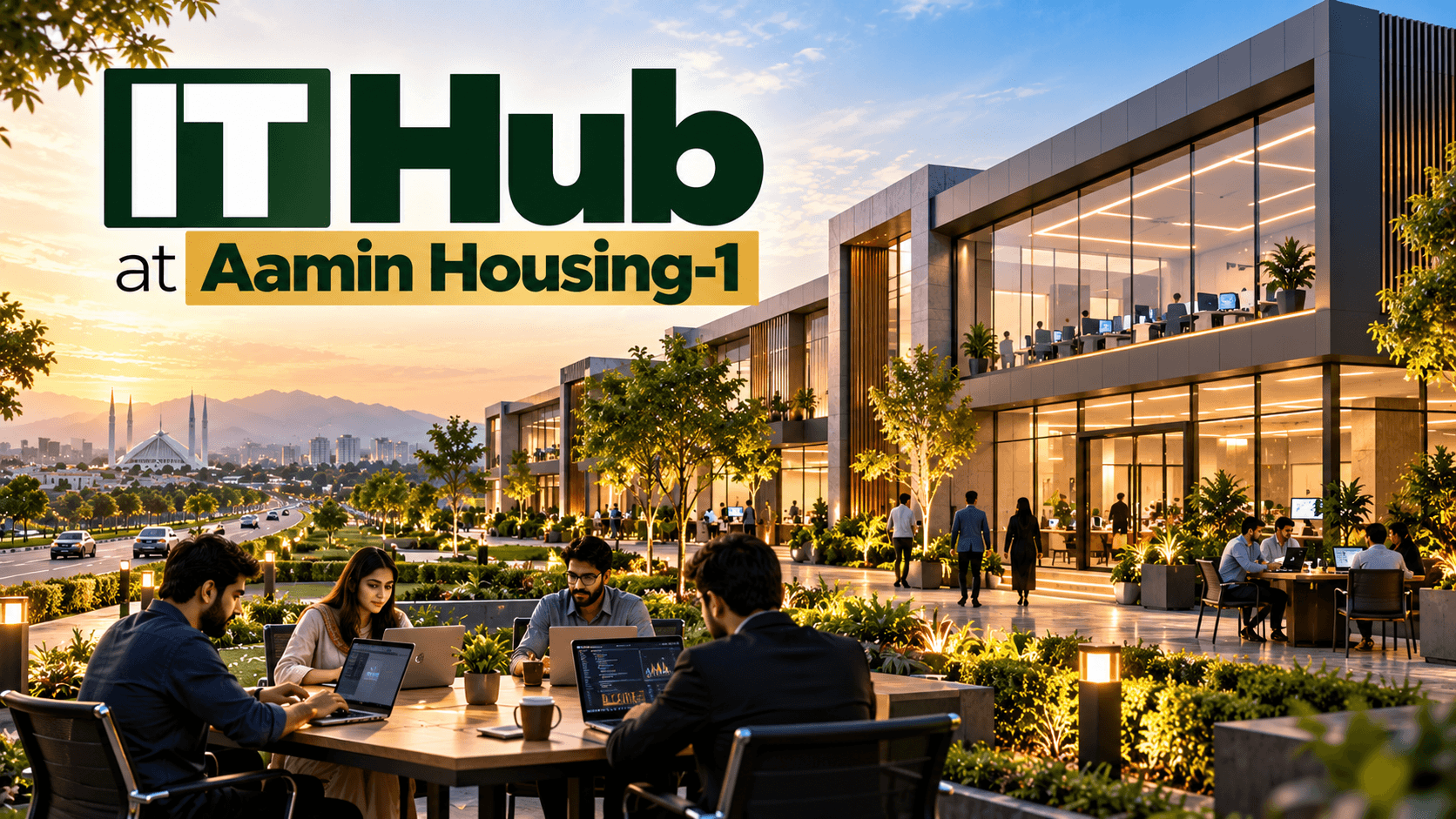 IT Hub at Aamin Housing-1 | Future-Ready Workspaces
