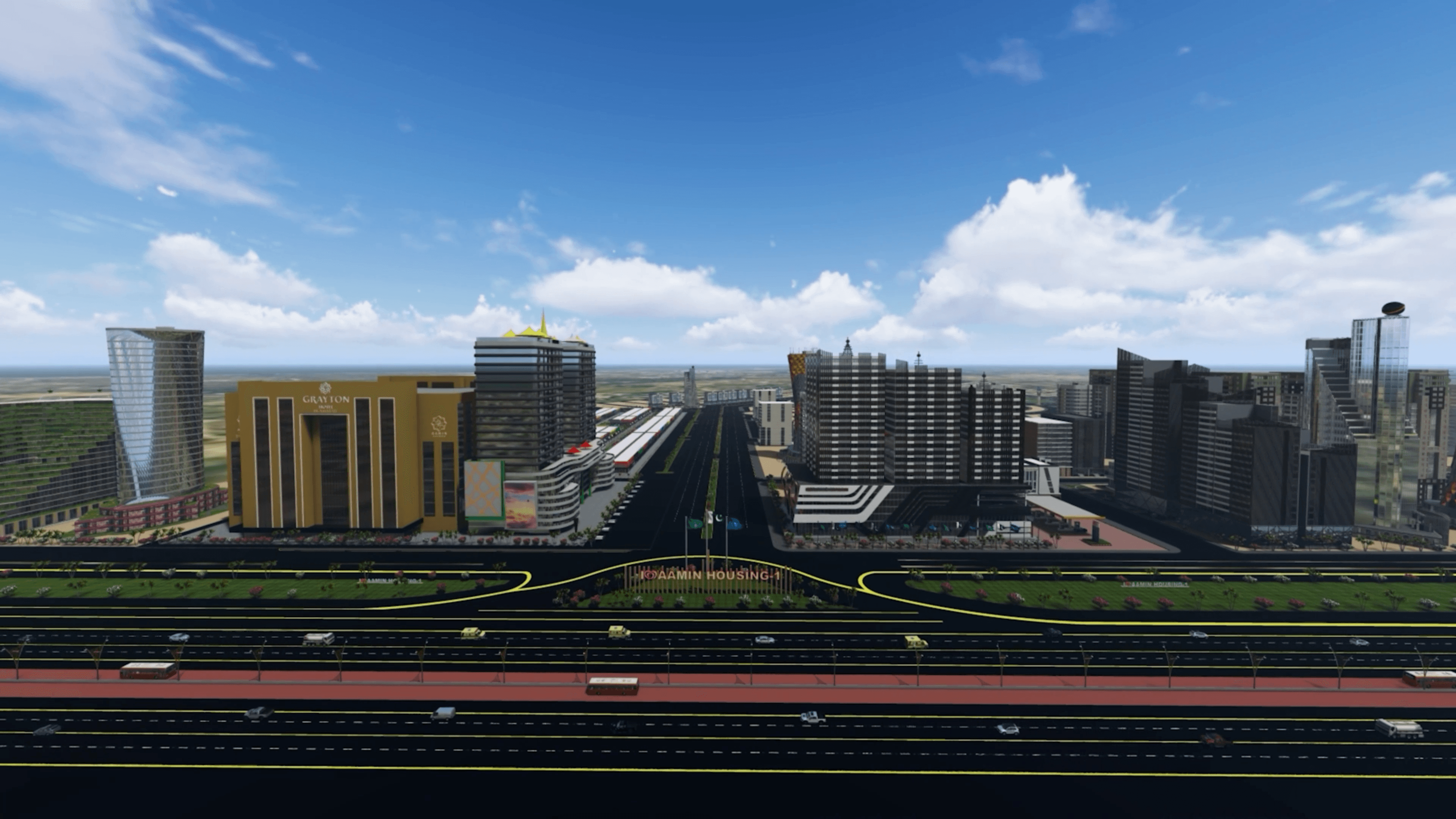 Aamin Housing-1 master community render